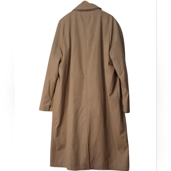 London Fog -Limited Edition Tan Trench Coat, Removable Liner Inc., Pockets, 46L - Picture 5 of 14